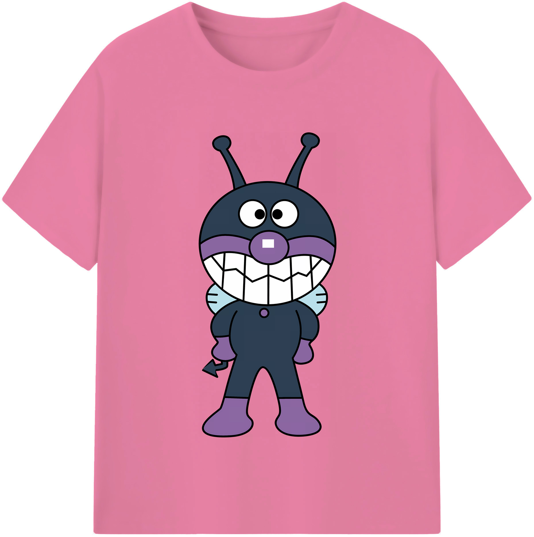 （画像用） アンパンマン Anpanman 綿100％半袖Tシャツ（フロントプリント）